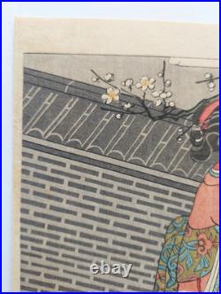 JAPANESE WOODBLOCK PRINT by HARUNOBU