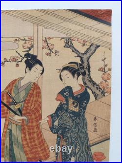 JAPANESE WOODBLOCK PRINT by HARUNOBU