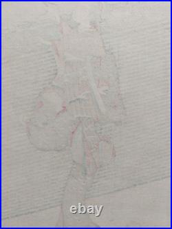 JAPANESE WOODBLOCK PRINT by HARUNOBU