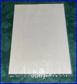 Japanese Block Printing Two Tigers Nenjiro Inagaki Mikumo Kyoto & Envelope -Nice