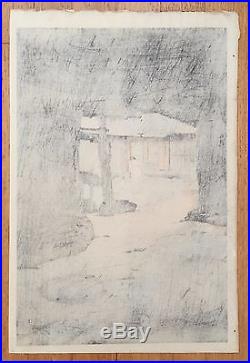 Japanese Kawase Hasui Woodblock Print The Chunum Temple, Chiri, Korea (chosen)