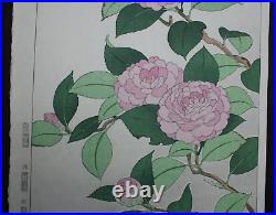 Japanese Print Woodblock Flower Kawarazaki Shodo