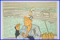 Japanese Shinhanga color woodblock print set Kamei Tobei Originals from Japanese Shinhanga color woodblock print set Kamei Tobei Originals from