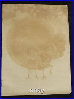 Japanese Silksreen Print / Ay- O / Bird Cat Woodblock Lithography