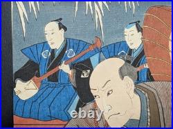 Japanese Ukiyo-e Nishiki-e Woodblock Print 5-244 Utagawa Toyokuni? 1854