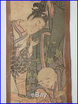 Japanese Ukiyo-e Nishikie Woodblock Print 2-482 Isoda Koryusai Late 18th century