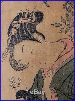 Japanese Ukiyo-e Nishikie Woodblock Print 2-482 Isoda Koryusai Late 18th century