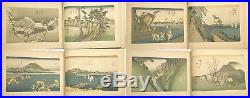 Japanese Wood Block Print Album ukiyoe Hiroshige Utagawa rare