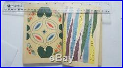 Japanese Woodblock Ehon Textile Weaving Design & Pattern Book Vol 2