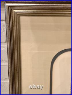 Japanese Woodblock Framed Print Titled'Crane On Pine Limb' By John Paul Morgan