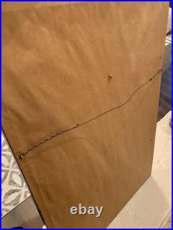 Japanese Woodblock Framed Print Titled'Crane On Pine Limb' By John Paul Morgan