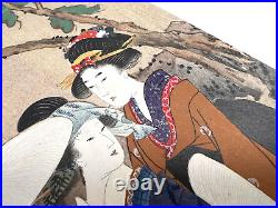 Japanese Woodblock Print Beauties of Futamiura Utamaro Ukiyo-e Ha Gashu No. 149