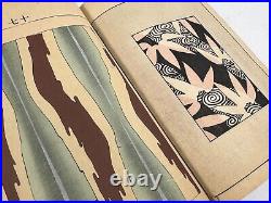 Japanese Woodblock Print Book Bijutsukai vol. 49 Kimono Design Modern Vintage