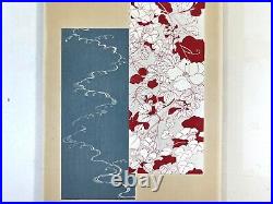 Japanese Woodblock Print Book Kusagusa vol2 Modern Kimono Original Vintage