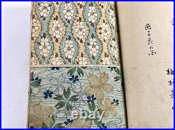 Japanese Woodblock Print Book Shin-zuan 52prints Sekka Kimono Design Vitage