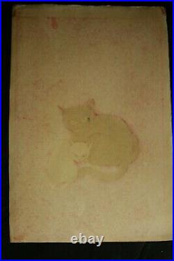 Japanese Woodblock Print Cat