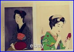 Japanese Woodblock Print Hashiguchi Goyo 13 Prints Set