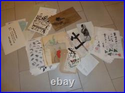 Japanese Woodblock Print Huge Lot Signed +