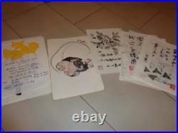Japanese Woodblock Print Huge Lot Signed +
