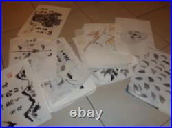 Japanese Woodblock Print Huge Lot Signed +
