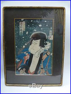 Japanese Woodblock Print Kyuzo Actor by Kunisada