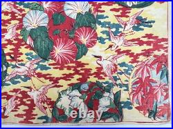 Japanese Woodblock Print Mokuhan Chiyogami? Omochae Flower Large 1870-1910