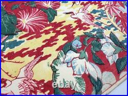 Japanese Woodblock Print Mokuhan Chiyogami? Omochae Flower Large 1870-1910