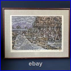 Japanese Woodblock Print Nishijima Katsuyuki Kiso Kaido Kutsukake