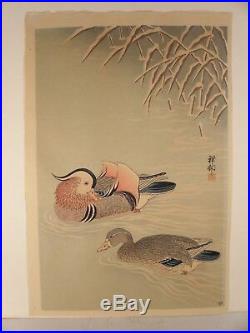Japanese Woodblock Print Ohara Koson Shoson