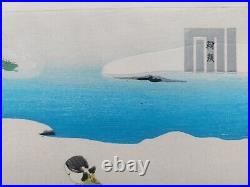 Japanese Woodblock Print Shin Hanga 1953 Original