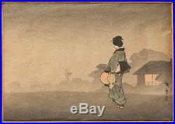 Japanese Woodblock Print, Takahashi Hiroaki Shotei (1871-1944), 1920's