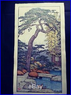 Japanese Woodblock Print Toshi Yoshida