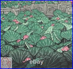 Japanese Woodblock print Kawase Hasui Shiba Ben-Tenike 1929 22071319