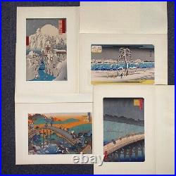 Japanese ukiyoe woodblock print Kacho Fugetsu Collection Set of 24