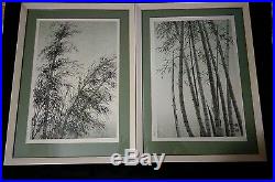 Japanese woodblock print Bamboo originated by Eiichi Kotozuka