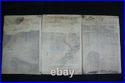 Japanese woodblock print Japan-sino war ship battle