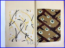 Japanese woodblock print book, Shin-bijutsukai vol. 27 Furuya Korin design book