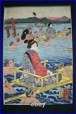 Japanese woodblock print woman