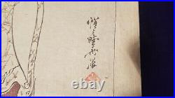 Japanischer-Farbholzschnitt- Old Japanese Woodblock print Kawanabe Kyosai