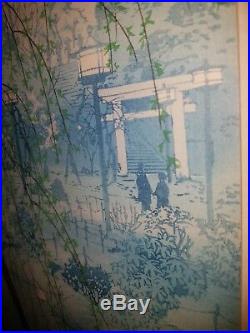 Japanischer-Farbholzschnitt- Old Japanese woodblock print Kasamatsu Shiro