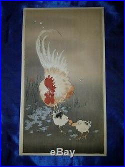 Japanischer-Farbholzschnitt- Old Japanese woodblock print Ohara Koson (Shoson)