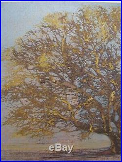 Joichi Hoshi Great Tree (Small) Outstanding 1975 Woodblock Print