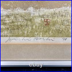 Joichi Hoshi Wild Tree A Woodblock Print 1978 Signed ED 21/99 Japan Vintage Art