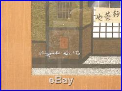 KIYOSHI SAITO-Original Signed, Vintage Modernist Japanese WOODBLOCK PRINT