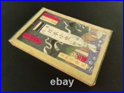 KUNIMASA Japanese Woodblock Print 2 Books Samurai Genpei Benkei 1882 Meiji b675 KUNIMASA Japanese Woodblock Print 2 Books Samurai Genpei Benkei 1882 Meiji b675