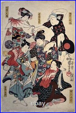KUNIYOSHI Japanese Woodblock Print Ukiyo-e Edo Utagawa