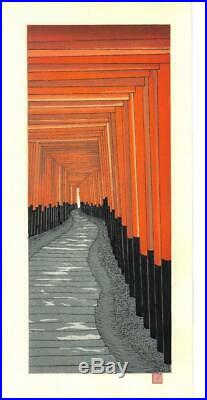 Kato Teruhide #033 Senbon Torii Japanese Traditional Woodblock Print