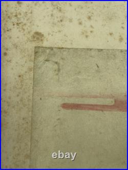 Katsukawa Shunko Japanese Woodblock Print Edo Period Bijin-ga Umbrella c1780s