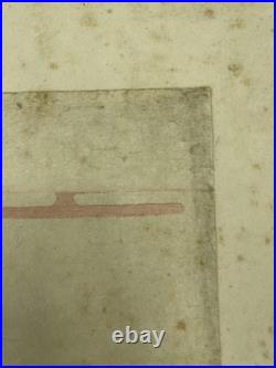 Katsukawa Shunko Japanese Woodblock Print Edo Period Bijin-ga Umbrella c1780s