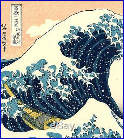 Katsushika Hokusai The Great Wave off Kanagawa Japanese Woodblock Print